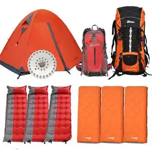 牧高笛冷山3air户外帐篷睡袋充气垫子登山包背包