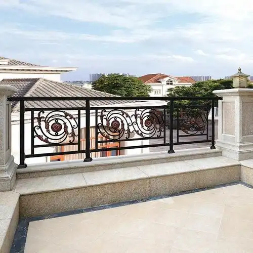 中式防护栏-东莞别墅铁护栏农村别墅围墙栏杆