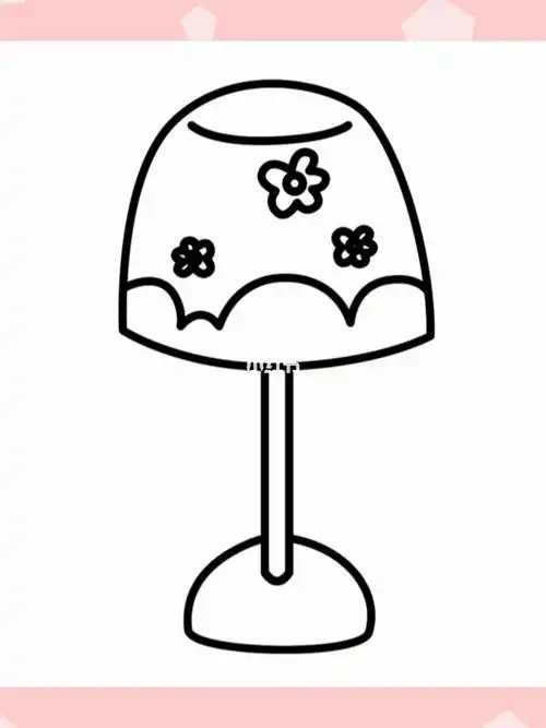 这样画台灯简单又好看简笔画画画
