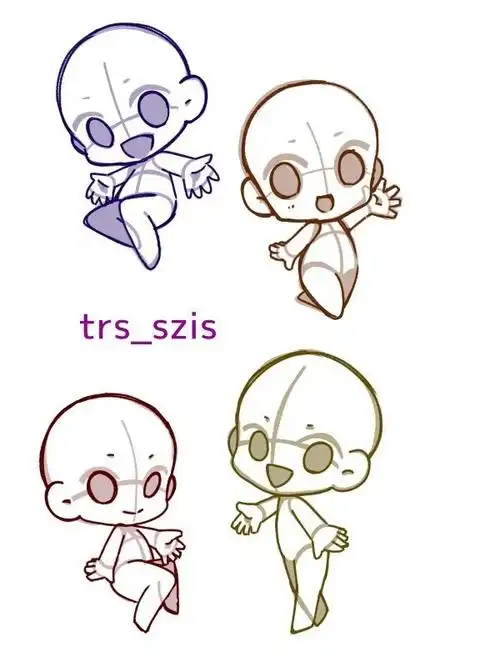 q版姿势素材_高清图集_新浪网