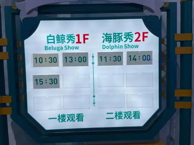 哈尔滨极地馆各馆表演时间77超详细路线