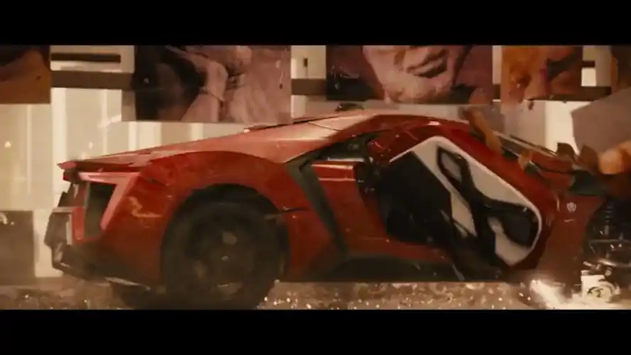 速度与激情7:2016wmotors lykan hypersport 莱肯大楼飙车名场面