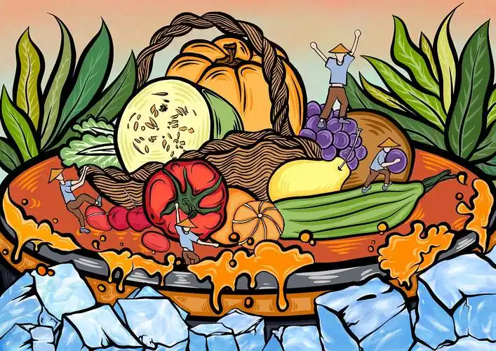 四季农耕|插画|创作习作|wayne飞 - 原创作品 - 站酷 (zcool)