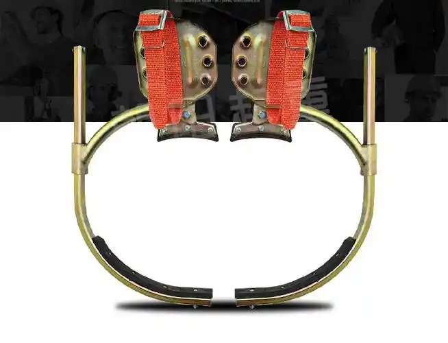 国标电工登杆爬电杆神器水泥杆脚扣爬杆器电线杆脚爬脚钩爬树工具