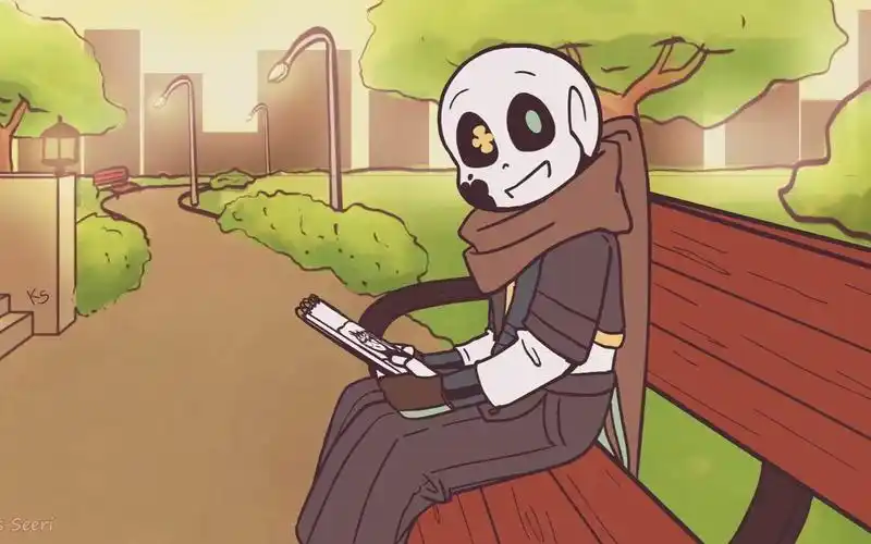 【undertale au动画】{生肉}给艺术家的ink sans讯息   - 动画