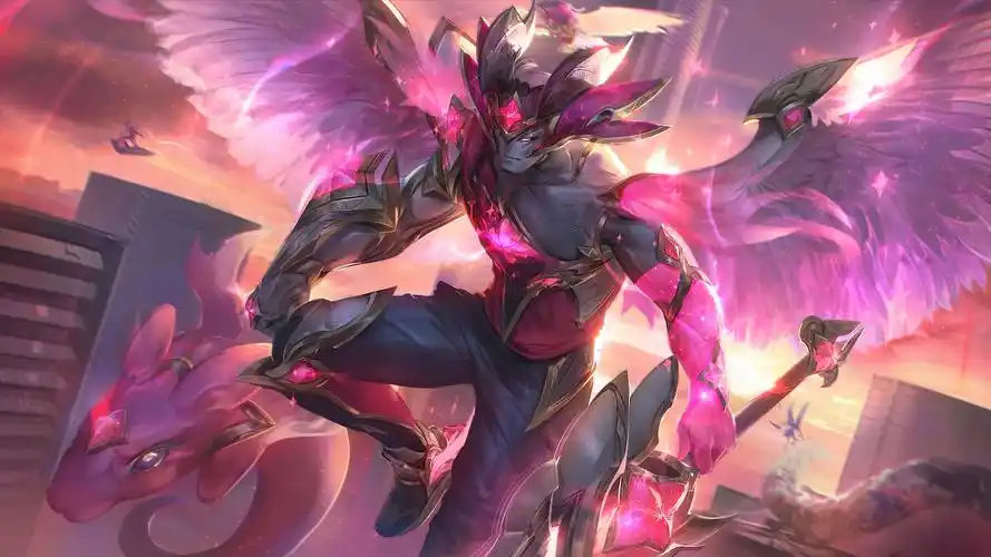 lol英雄联盟 暗裔剑魔 亚托克斯 aatrox 星之守护者 4k壁纸