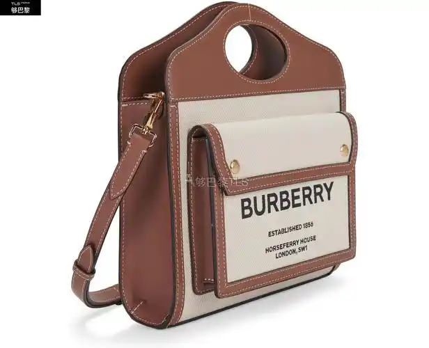 【包邮包税】 burberry 21年秋冬 女士 手提包 pock