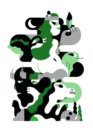 we created a series of illustrations based on t