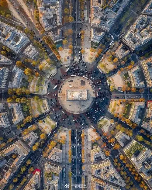 浪漫之城巴黎图片01-paris鸟瞰"十座城",感受上帝视角下的城市与建筑