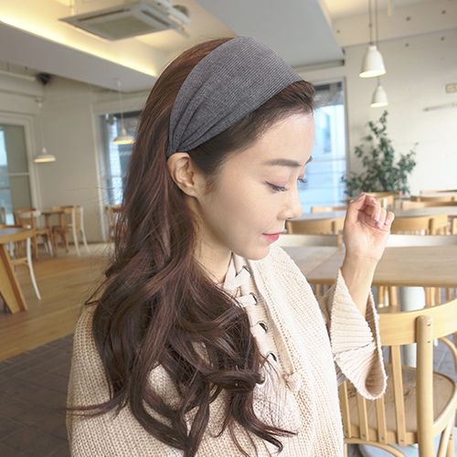 盖白头发遮白发头饰遮盖神器显年轻头帽宽边新款发卡夏季网红发带