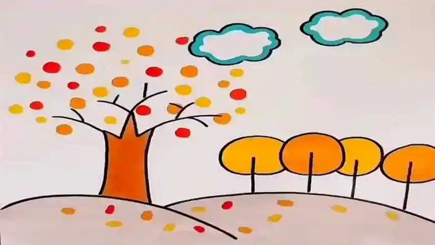 秋天是一个丰收的季节画一幅丰收的简笔画看起来太棒了