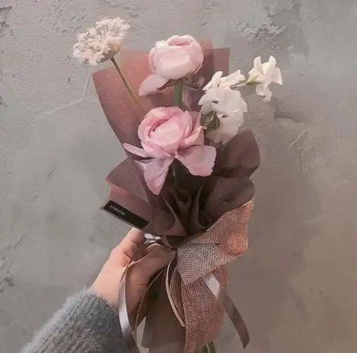 简约韩式小花束美美的