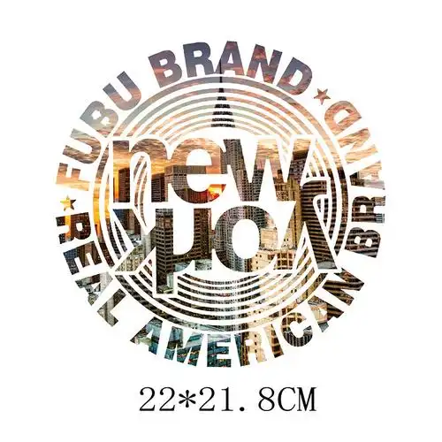 字母烫画服装热转印印花图案 高弹胶印烫印logo衣服烫图烫画现货