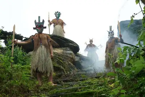 山野傩祭 2020年6月摄于湘西凤凰县吉信镇苗族村寨