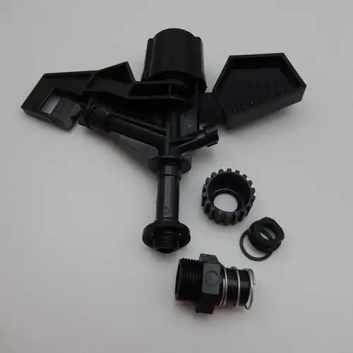 农业塑料可控摇臂喷头绿化灌溉草坪园林园艺喷头6分1寸