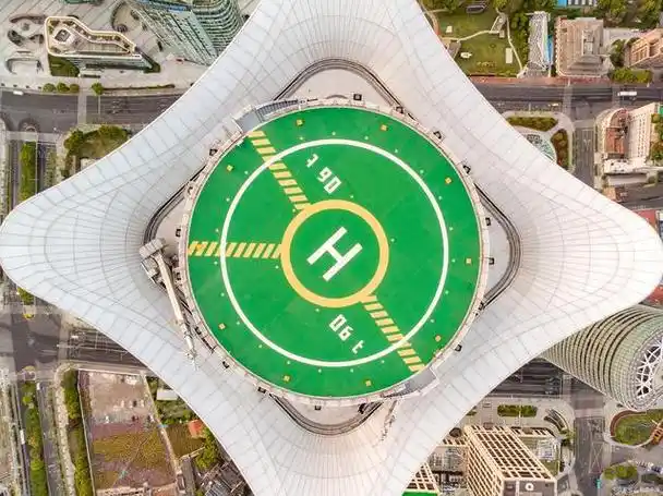 楼顶直升机停机坪:现代城市的新地标