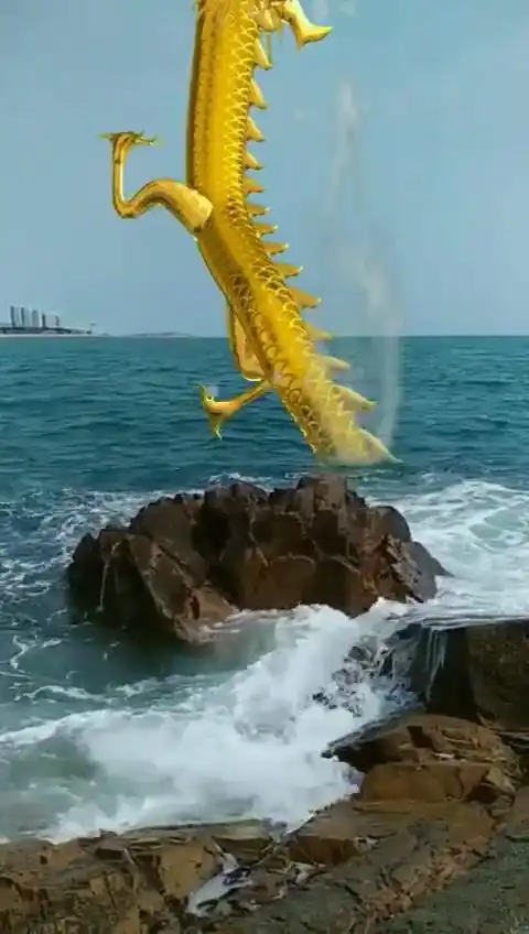 海龙王出来了,太美了