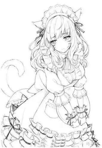 07秒完成动漫线稿上色