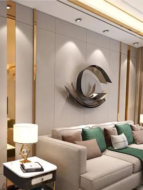 黑钛金不锈钢装饰线条吊顶背景墙线条铝合金u型压边条天花板收边银色