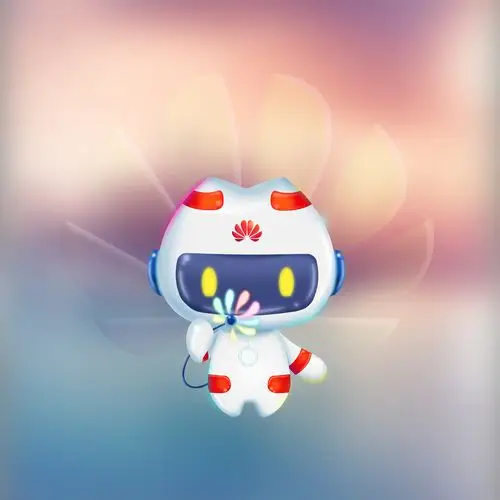 华为花粉吉祥物新形象-小e仔