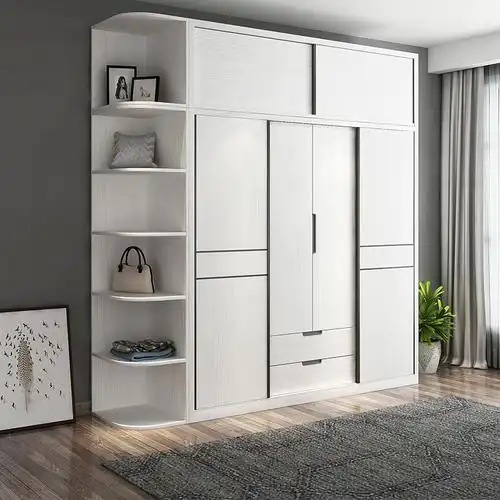 木月衣柜北欧现代简约推拉门衣柜移门衣柜卧室趟门大衣橱