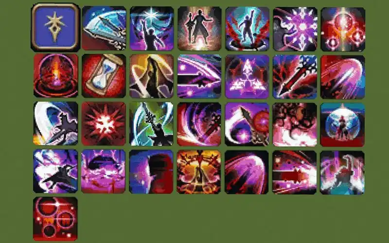 我在我的世界mc中用软件还原了最终幻想14游戏中暗黑骑士的技能图标