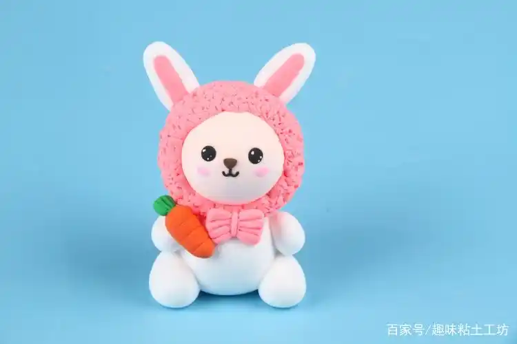 超轻粘土小兔子手工大全