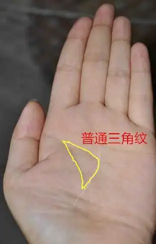 手相"三角令旗纹",天生富贵命格,穷不过35岁,越老越多钱