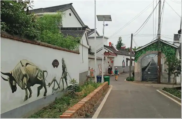 一墙一文化,一画一风景––记溧水洪蓝镇新农村的3d墙绘