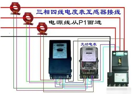 三相四线电度表用电流互感器怎么接线?_湘互电器