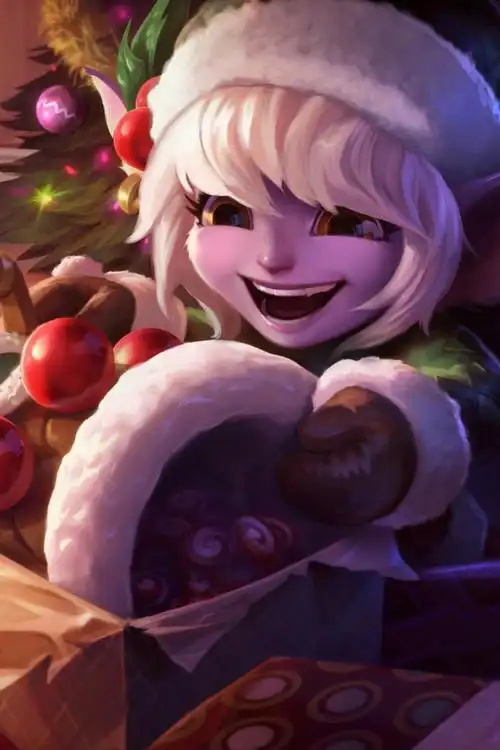 英雄联盟小炮崔塔娜麦林炮手圣诞精灵皮肤15