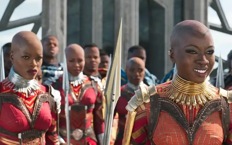 光头女子军颜值高战斗力更强 6分钟看完电影黑豹_哔哩哔哩 (゜-゜)つ