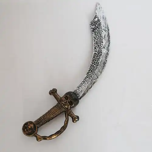 现货 跨境亚马逊货源 万圣节道具 舞会道具 仿真兵器 海盗刀 弯刀