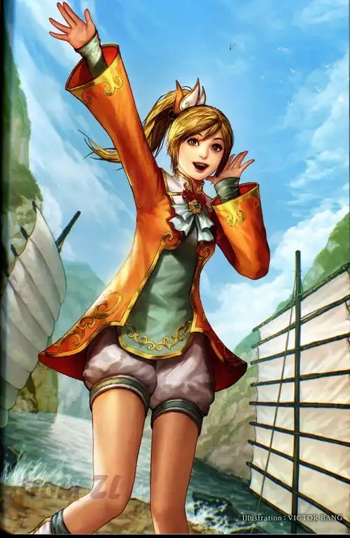 小乔真三国无双15周年原画