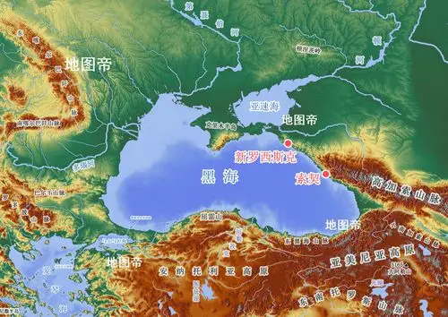 俄罗斯在黑海有哪些良港,看地图一目了然