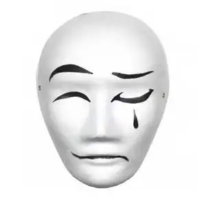 天官赐福白无相cons道具面具谢玲白衣祸世面具 哭笑面具 悲喜面具
