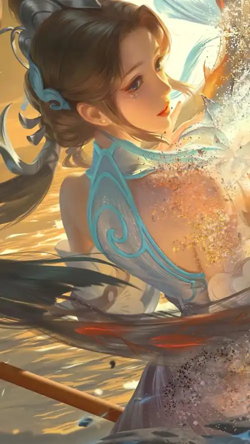 大乔 王者荣耀 4k高清壁纸#国风 #手机壁纸 #视觉艺术