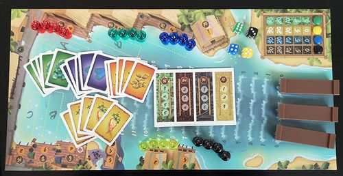 悠叶游桌游马尼拉豪华水晶版中文版经营类乐休闲桌面游戏水晶棋子塑料