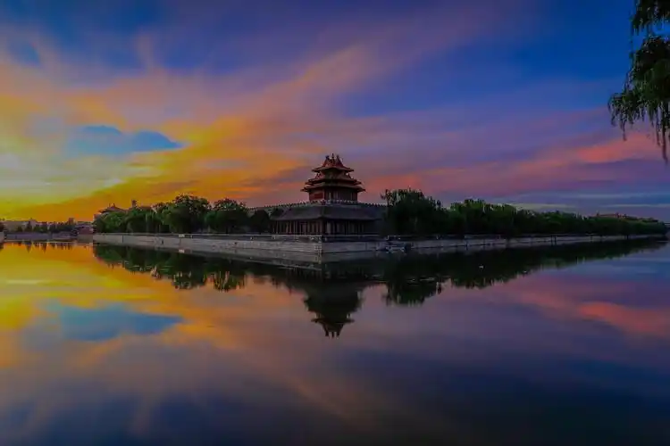 北京故宫角楼的日出!(2017年8月26日).