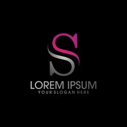 抽象字母s标志设计