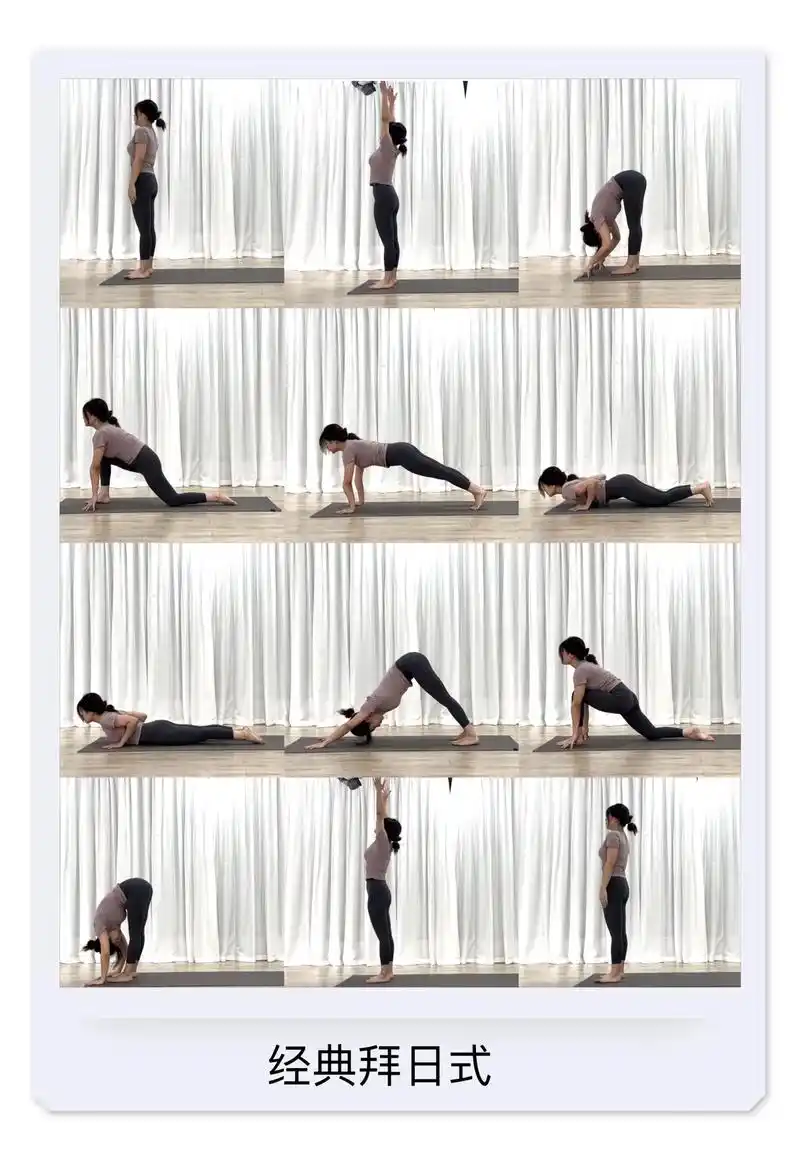 经典拜日式～适合瑜伽初学者的入门练习体式.