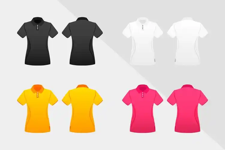 时尚女性t恤衫素材下载