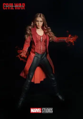 hottoys美国队长3内战 复仇者联盟绯红女巫3.0猩红女巫