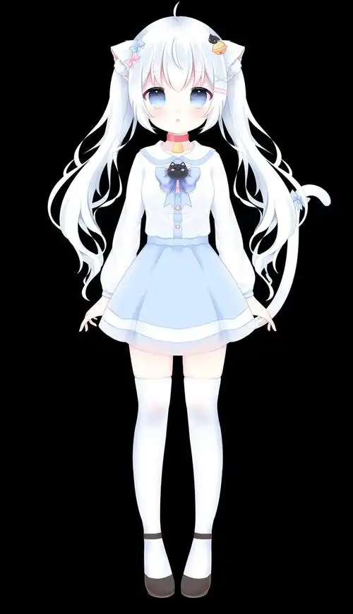 live2d拆分立绘的稿子(●◡●) - 半次元 - acg爱好者社区