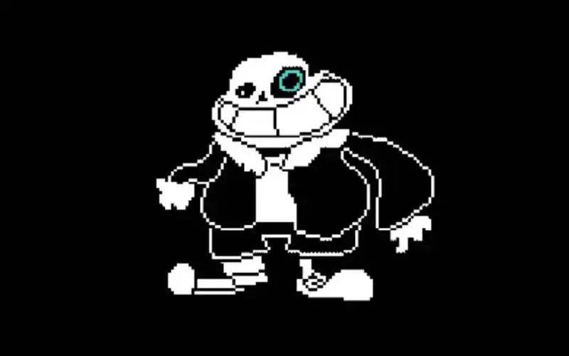 玩家掉入地下世界,但正好砸到了小花,之后被sans,看到了,认为玩家杀死