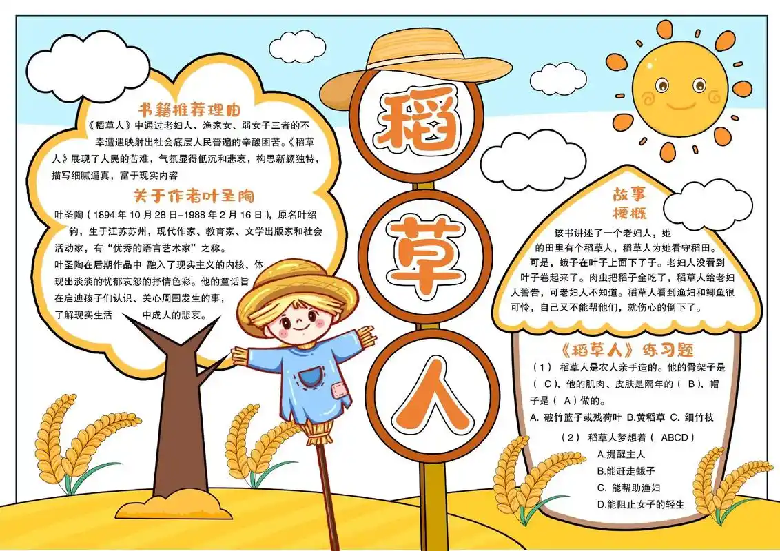 上热门 #手抄报 #儿童故事 # - 抖音