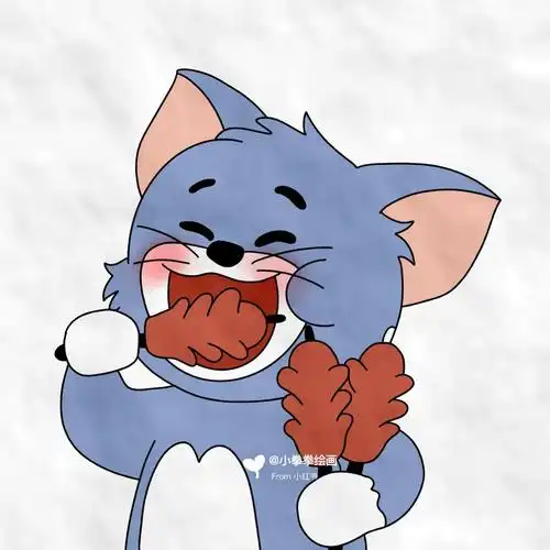 汤姆猫简笔画教程步骤