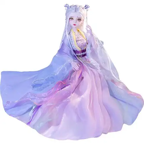 芭女厘米中国女孩玩偶古装九尾狐汉服古代公主娃娃