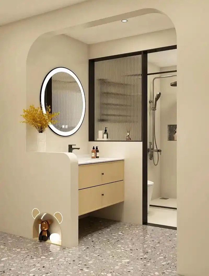 九款卫生间极简高级的干湿分离设计.整理了九款2023年卫生间 - 抖音
