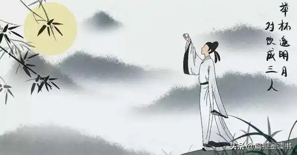 古诗月下独酌李白李白的月下独酌这组诗共有多少首